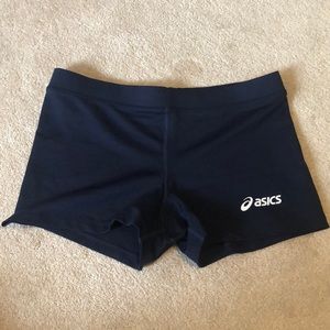 Asics Navy Blue Spandex Shorts